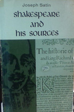 Vintage Paperback Shakespeare and His Sources Joseph Satin Houghton Mifflin '60s