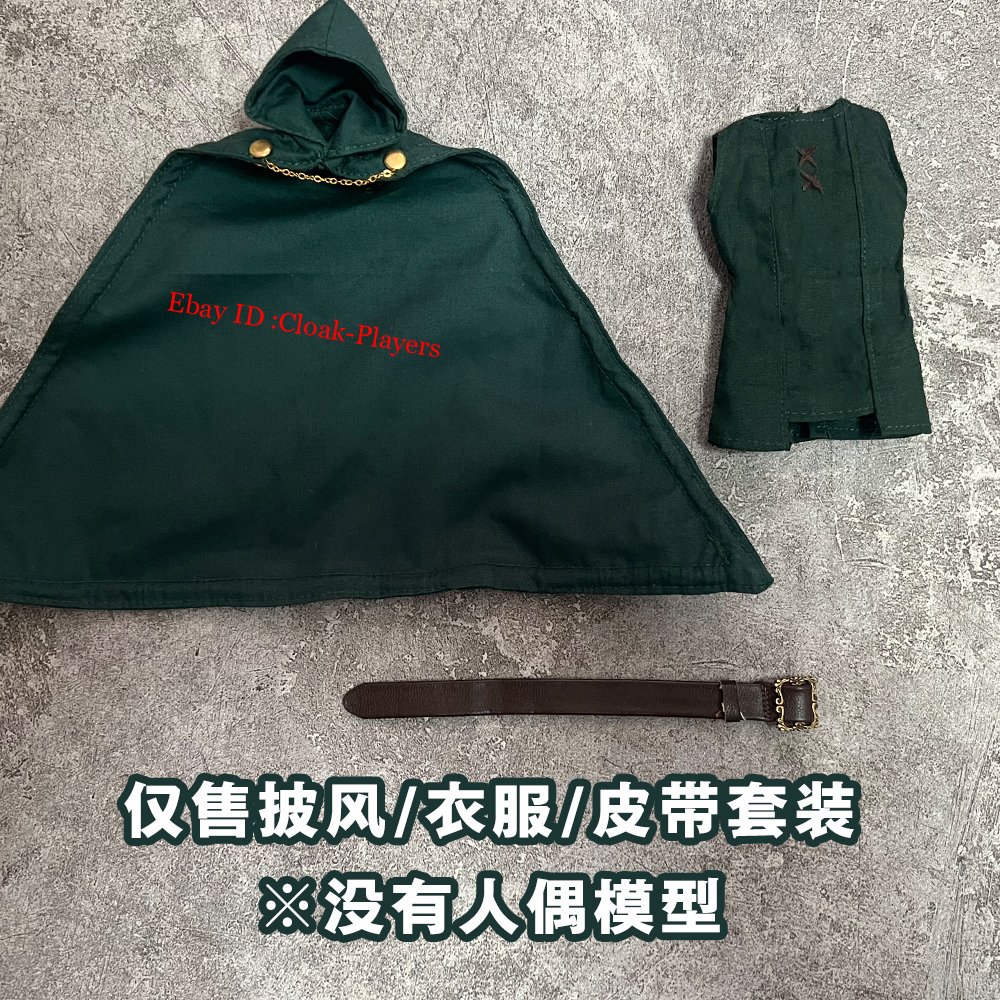 NEW 1 12 Custom Green Wired Cape Cloak Robe For 6 ML Doctor Doom No new-1-12-custom-green-wired-cape-cloak-robe-for-6-ml-doctor-doom-no