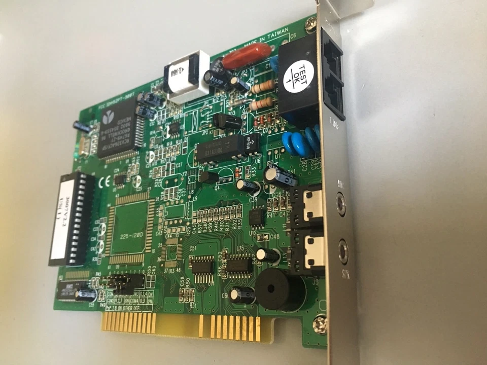 33.6K Internal 8-bit ISA Fax Voice Modem COM Select Full Duplex Rockwel New Bulk - Image 4 of 4