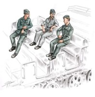 Cmk German Soldiers For Famo Deutsche Soldaten 3 Figuren 1:72 Bausatz Kit F72156