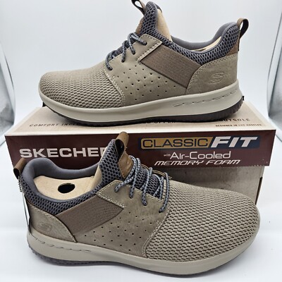 Skechers Classic Delson Camben 65474 TPE Casual Shoe Sneaker Men's Size  NIB