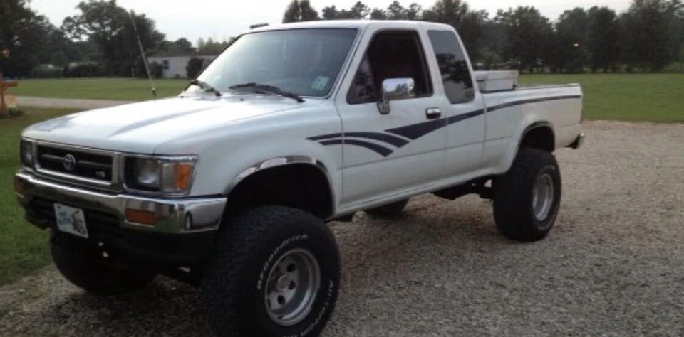 Juego de calcomanías de vinilo retro 89 a 94 estilo vintage apto para Toyota P/U pegatinas gráficas Foto 3 de 4