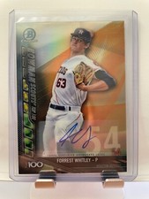 2017 Bowman Chrome Forrest Whitley Top100 Rookie Autograph #25/50
