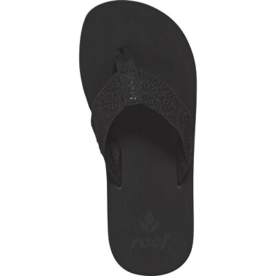 reef sandy flip flops black