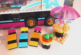 Lego 41106 Pop Star Tour Bus Friends 100% Complete