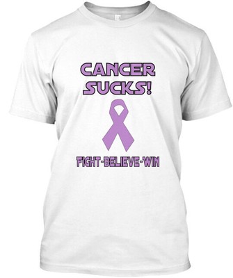 Paws For Cancer T-Shirt Made in the USA Size S to 5XL