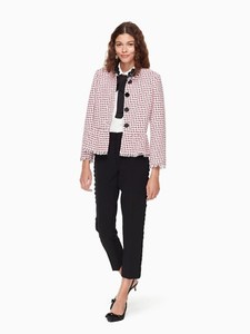 kate spade multi tweed jacket