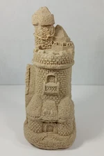 Vintage Mr Sandman Castle Real Sand Sculpture 1984 Souvenir Beach Sand Ontario
