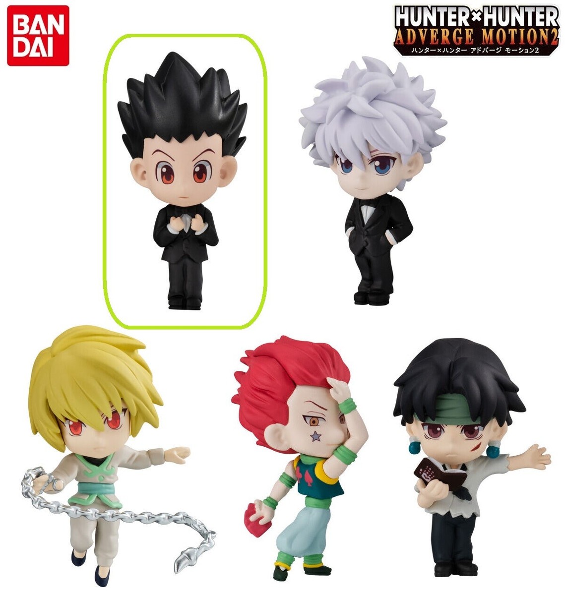 Bandai Hunter x Hunter Adverge MOTION 2 Mini Figure Gon Killua