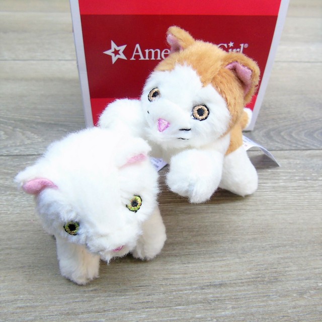 American Girl Doll REBECCA'S KITTENS Plush Stuffed Animal (2) Pet Kitty Cats BOX eBay