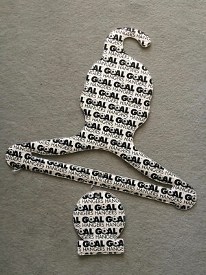 VINTAGE 90S MARK HUGHES GOAL HANGERS FOOTBALL SHIRT HANGER man united