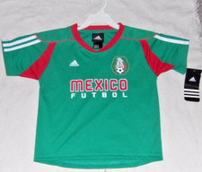 Adidas Mexico National Team Green Youth Jersey Size Youth Child 4 Small NWT