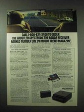 1984 Whistler Spectrum Radar Detector Ad - Number One