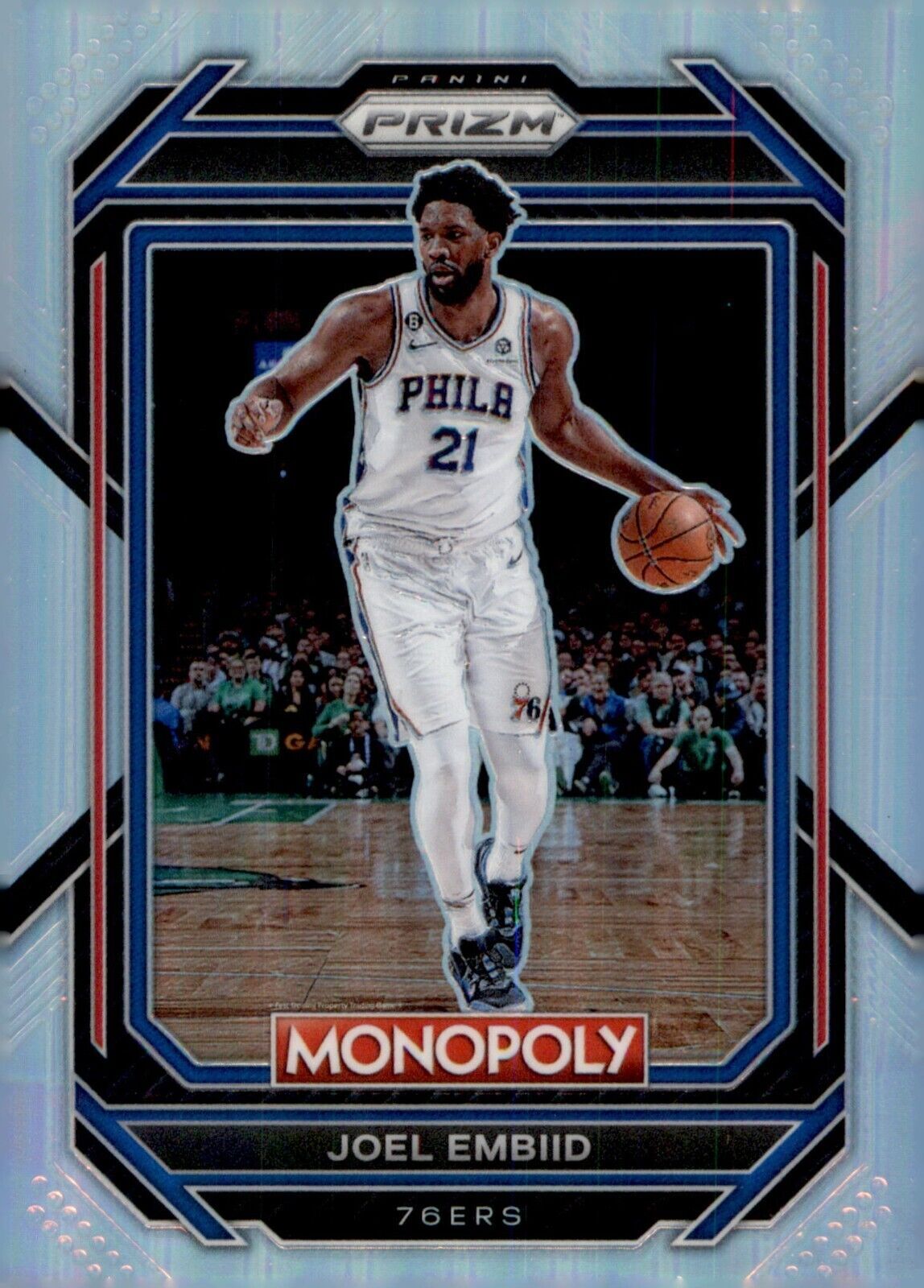 2022-23 Panini Prizm Monopoly Silver Prizm - #67 Joel Embiid