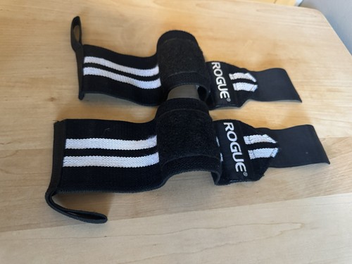 Rogue Fitness Wrist Wraps, Short 12", Black, Power/Weight Lifting
