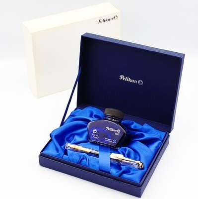 [NOS] Pelikan SOUVERAN M800 Demonstrator Fountain Pen English engraving