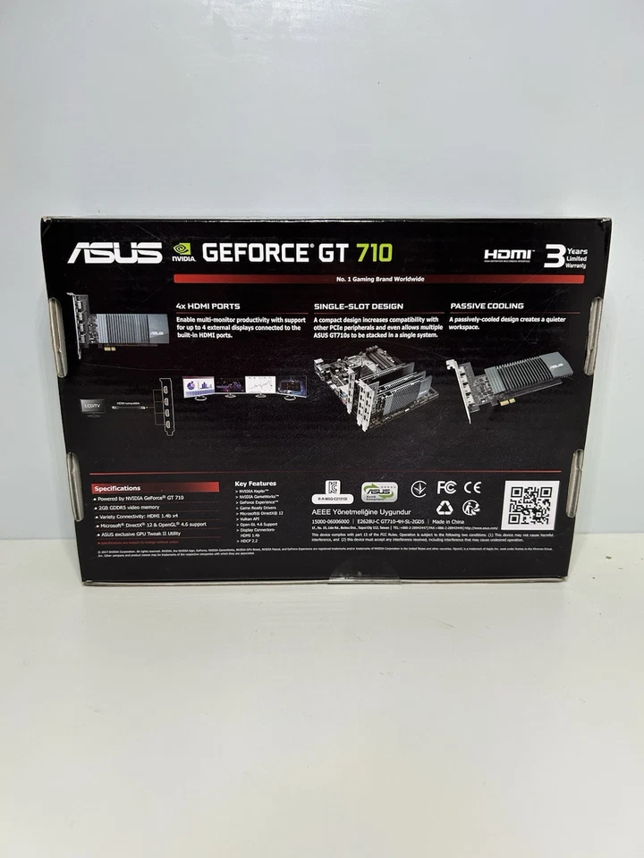 Asus Geforce GT 710 - Silent, 2GB Memory “Brand New And Sealed” - Image 2 of 2