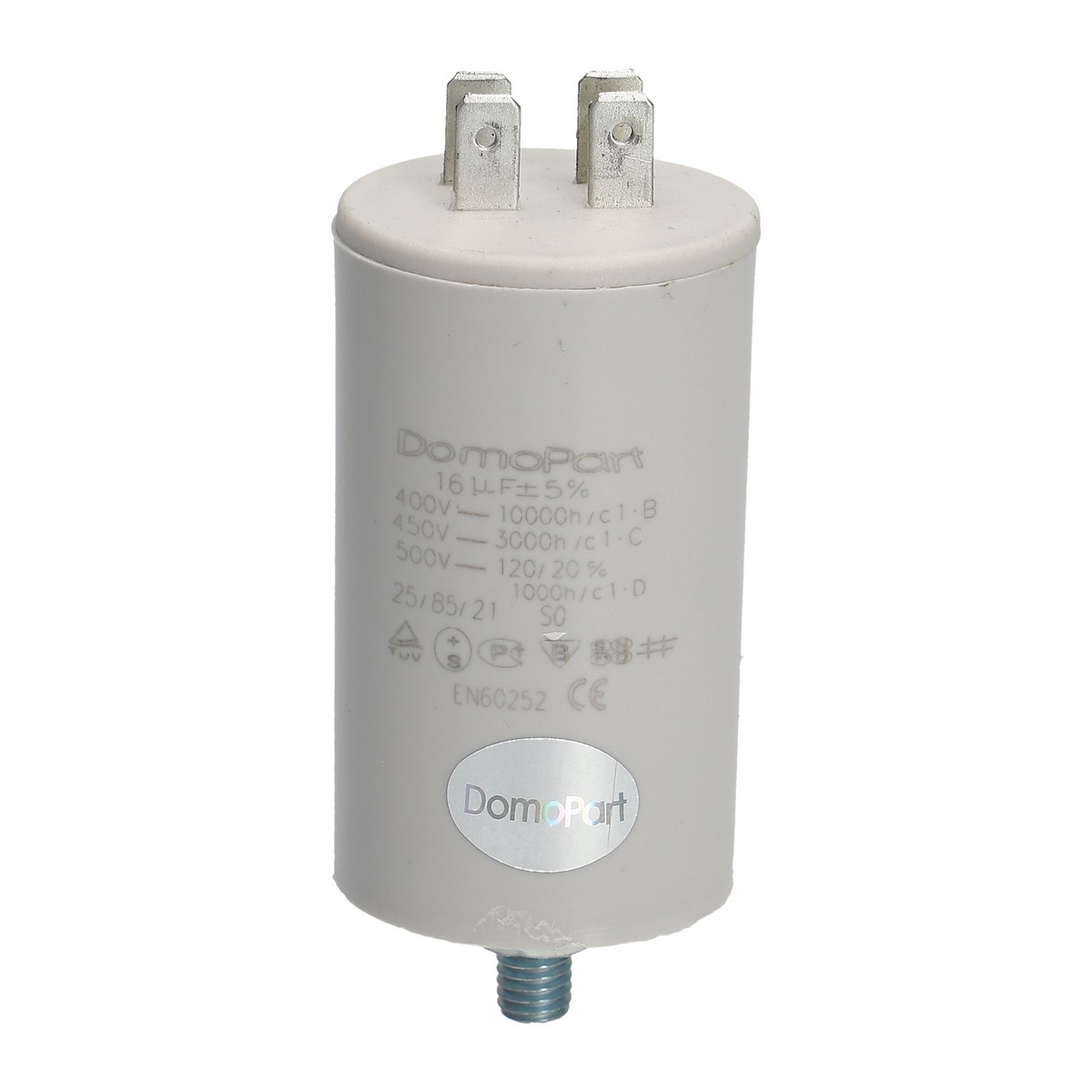 Lef condensatore plastico di rifasamento per motore 16uf 450v cpm16fd