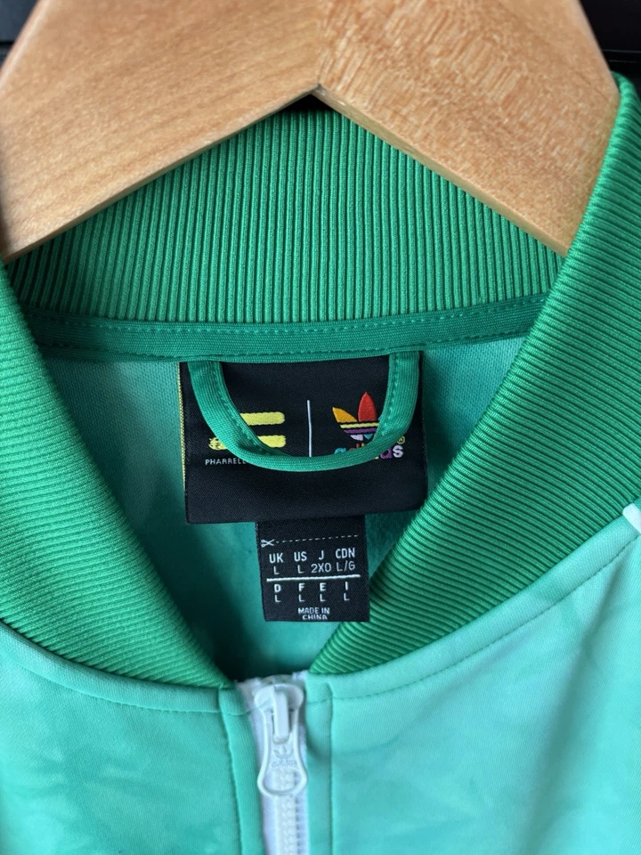 CHAQUETA DE ATLETISMO Adidas para hombre pharrell williams hu holi superstar - Raza Humana Talla L Foto 3 de 3