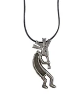 Other Brand Necklace SILVER SLV Top Men's IJS Native American Indian Kokopelli