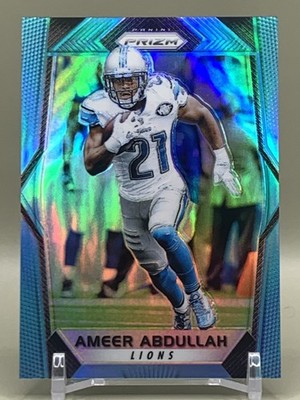 2017 Panini Prizm #125 Ameer Abdullah Prizm Light Blue /199 - Detroit Lions