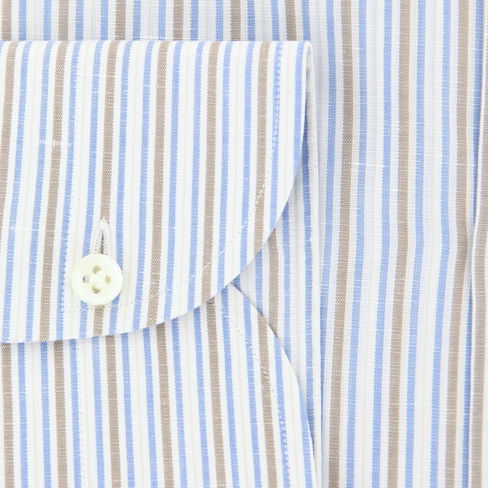 Camicia Multi-Colore Luigi Borrelli - Extra Slim - 15.75/40 - (60LB2693) - Immagine 3 di 4