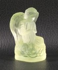 Boyd's Crystal Art Glass LIL ANGEL #9 of 2nd Series SUNSHINE SATIN Glows 5-30-08 — photo 2