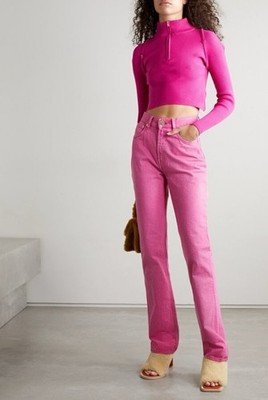 Jacquemus Le de Nîmes Yelò straight-leg Jeans Pink 26