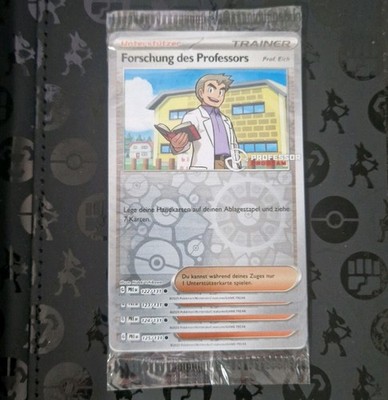 Forschung des Professors Pokémon Professor Program 4 Promos Sealed PRE 122-25 DE