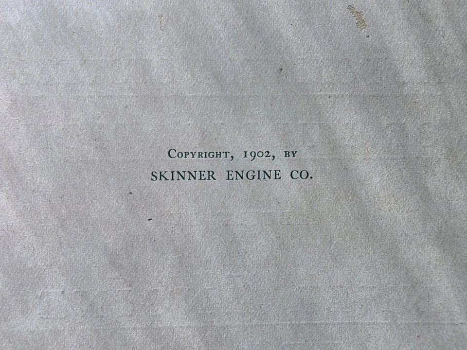 1902 Skinner Engine Co. Catalog Brochure - Erie, Pa - Image 3 of 4