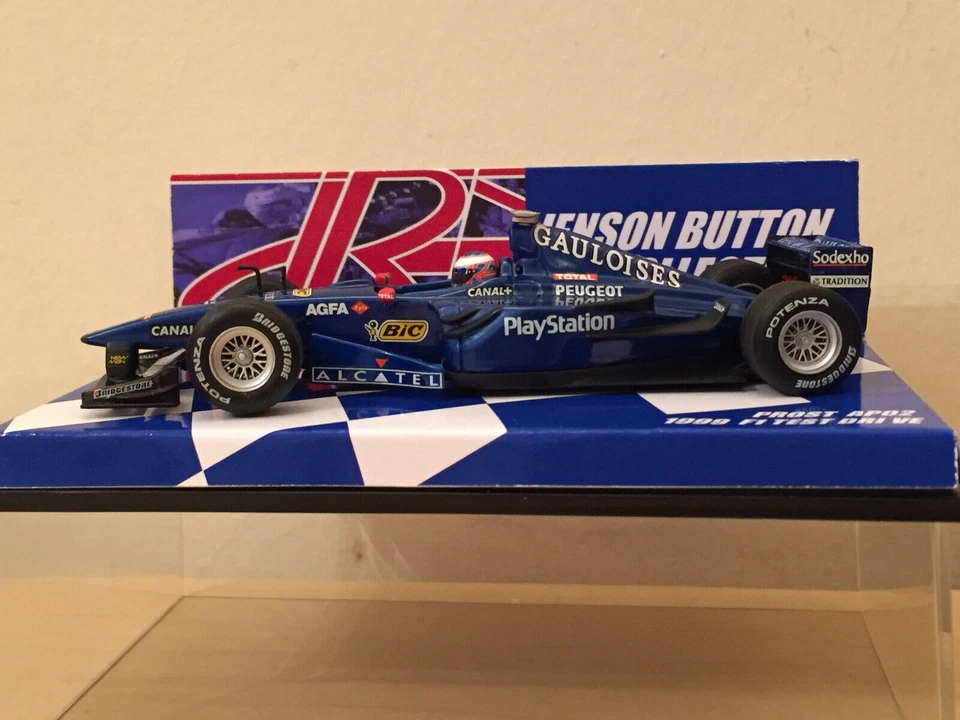 Conversione 1/43 Minichamps PROST AP02 JENSON BUTTON 1999 F1 TEST DRIVE - Immagine 2 di 4