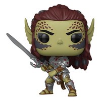 Gw81Da Baldur's Gate 3 Pop! Games Vinyl Figur Lae'zel W/Sword 9 Cm Neu & Ovp