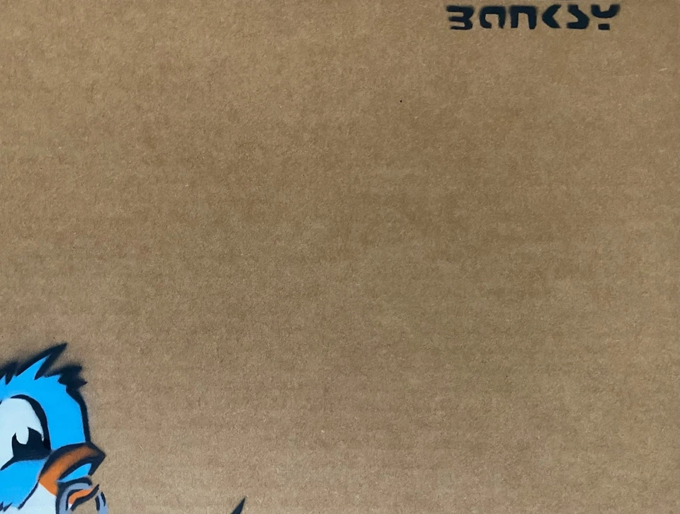 Banksy Original Dismaland Painting 2015 with paperwork - Image 4 of 4