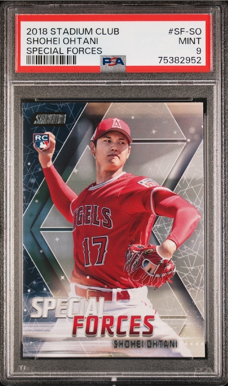 2018 Topps Stadium Club - Special Forces Shohei Ohtani #SF-SO (RC) PSA9