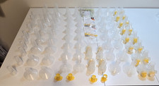 LOT OF 24 pairs of MEDELA BREAST SHIELDS with cnnectors