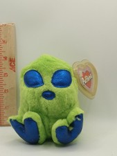 Puffkins Collectible ROSWELL 1994 Green Alien Plush By Swibco 6706