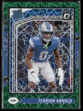 2024 Donruss Optic #290 Terrion Arnold Green Velocity