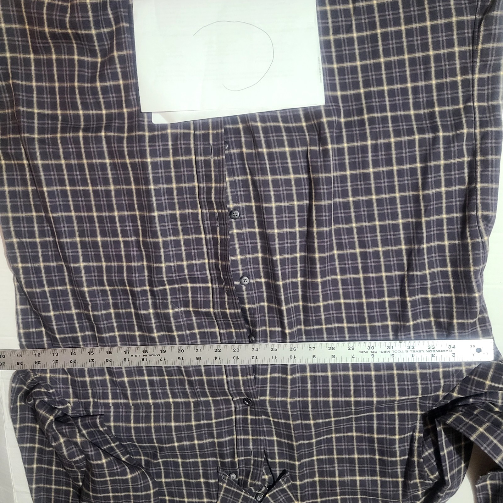 Robert talbott Studio Multicolored Plaid Large Bu… - image 5