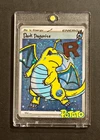 Dark Dragonite Holographic Team Rocket 5/82 Rare Pokemon WOTC Hand draw DIY 🌀🌀