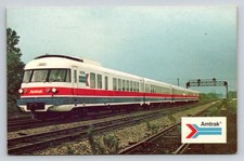 Vintage Amtrak RTG French Turbine Train Postcard 1970s High-Speed Rail