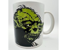 Star Wars Yoda Mug Zak Designs 2015 Ceramic "Do or Do Not" Quote White Green