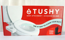 TUSHY Bidet Toilet Seat Attachment Non-Electric Adjustable Pressure Bonus Travel