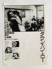Unten By Law 1986 Jim Jarmusch / Tom Waits John Lurie Film Flyer B5 Poster Japan