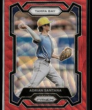 2024 Panini Prizm #271 Adrian Santana Ruby Wave Prizms