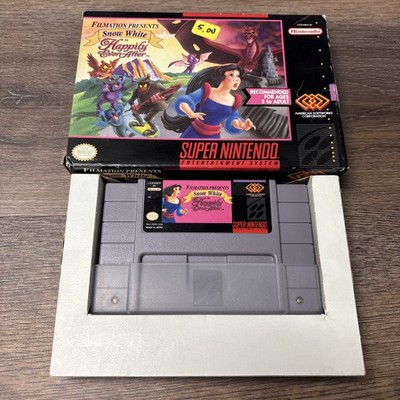 Snow White in Happily Ever After SNES Super Nintendo 1994 RARE Tested No Manual