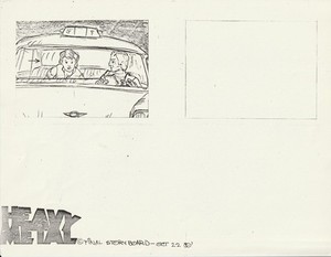 1981 HEAVY METAL "Harry Canyon- The GIRL" Storyboard Juan Gimenez Art 8.5 x11