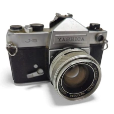 Yashica J-5 35mm Film Camera with Auto Yashinon 5.5cm Lens