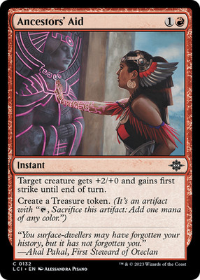 Ancestors' Aid #132 (LP) Lost Caverns of Ixalan LCI Magic MTG