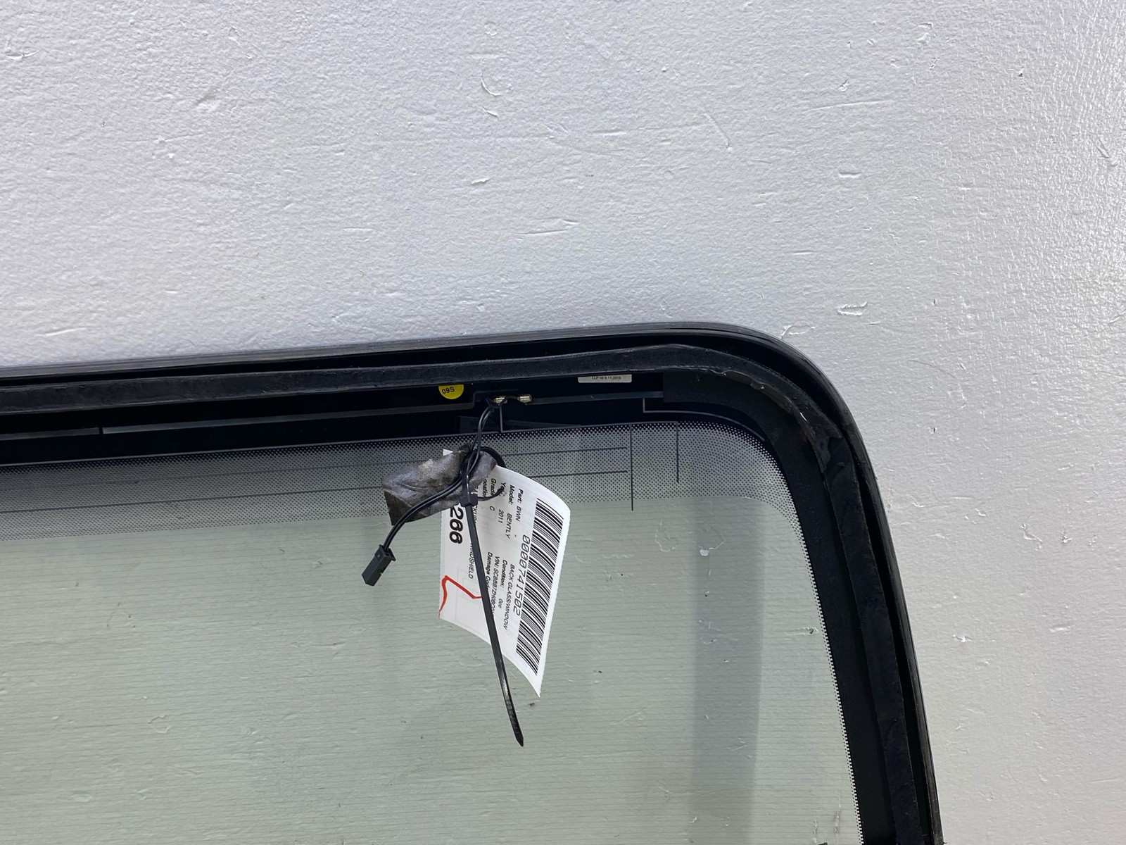 2010-2020 BENTLEY MULSANNE OEM REAR WINDSHIELD GLASS PANEL