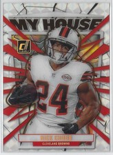 Nick Chubb 2023 Panini Clearly Donruss - My House #7 SSP Holo Mosaic